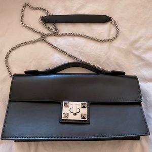 Valentino black leather bag